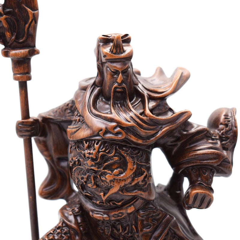 FUNSXBUG Feng Shui Guan Di Statue Figurines - Decor for Home Office or Tabletop, Good Luck Gift - Image 2